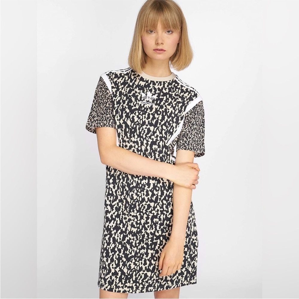 Adidas Leoflage Short Sleeve Tee Shift Dress